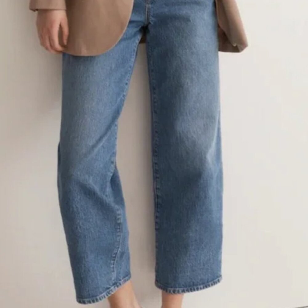 Madewell Perfect Vintage Wide-Leg Crop Size 25 *have been hemmed, 25 in inseam*